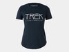 Trek Shirt Trek Stick Logo Tee Women L Navy