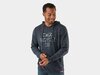 Trek Shirt Trek Bicycle Co Langarm-Hoodie S Heather Nav