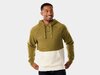 Trek Oberteil Trek Color Block Hoodie XL Olive/Cream