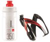 Elite Kit Ceo für Kinder Bidon 350ml transparent Bidonhalter schwarz m. rot 