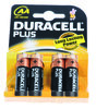 Duracell Batterie Mignon LR06 1.5V AA 4er-Blister 