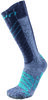 UYN Lady Ski Comfort Fit Socks grey / turquoise 35-36