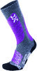 UYN Lady Ski All Mountain Socks medium grey melange / purple 39-40