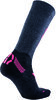 UYN Lady Run Compression Fly Socks anthracite / coral fluo 35-36