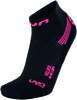 UYN Lady Run Veloce Socks black / coral fluo 35-36