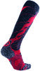 UYN Man Ski Magma Socks dark red / anthracite 39-41