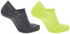 UYN Unisex Sneaker 4.0 Socks 2Prs Pack anthracite mel/lime 41-42